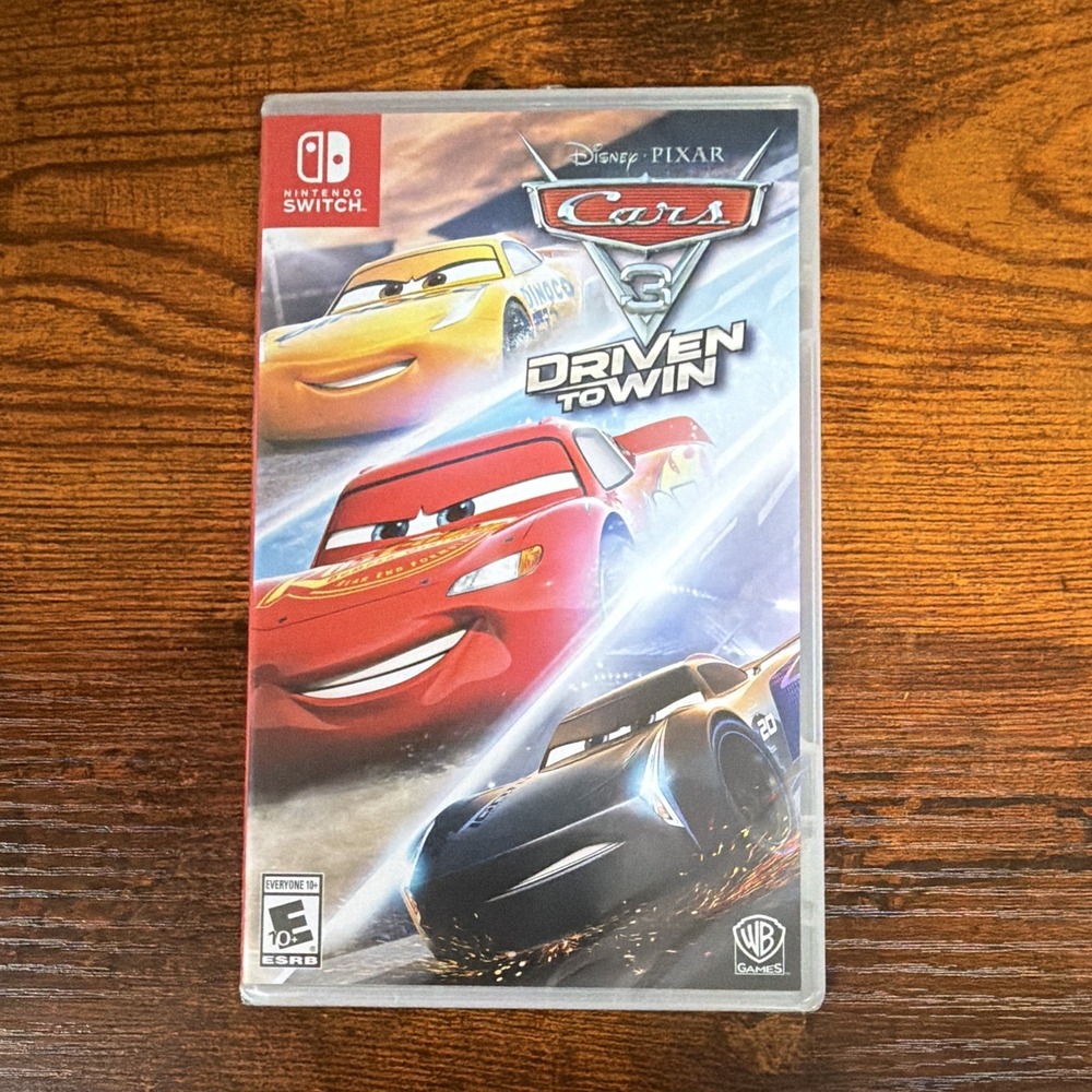 Cars 3 Driven to Win Nintendo Switch Game - Brand New Sealed Fast Racing E10+